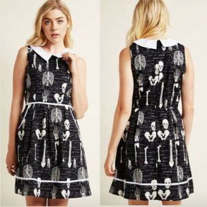 Modcloth skeleton collar dress